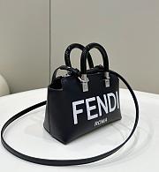 Bagsaaa Fendi By The Way Black Leather Bag - 17*8*12cm - 4