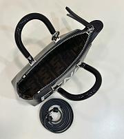 Bagsaaa Fendi By The Way Black Leather Bag - 17*8*12cm - 2