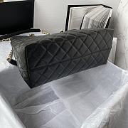 Bagsaaa Chanel Black Quilted Caviar Tote - 31*23*14cm - 4