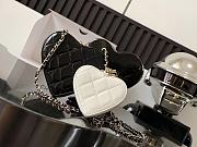 Bagsaaa Chanel Clutch With Chain AP3295 Double Heart - 13.3 × 15 × 2 cm - 3