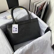 Bagsaaa Chanel Vintage CC Open Black Tote - 30*21*8cm - 1