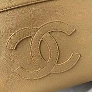 	 Bagsaaa Chanel Vintage CC Open Beige Tote - 30*21*8cm - 5