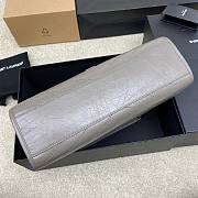 	 Bagsaaa YSL Niki Shopping In Vintage Light Grey Leather - 33 X 27 X 11,5 CM - 6
