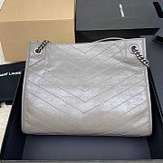 	 Bagsaaa YSL Niki Shopping In Vintage Light Grey Leather - 33 X 27 X 11,5 CM - 3