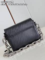 Bagsaaa Louis Vuitton Twist Lock XL Epi Black Bag - 16.5 x 19 x 8.5 cm - 5