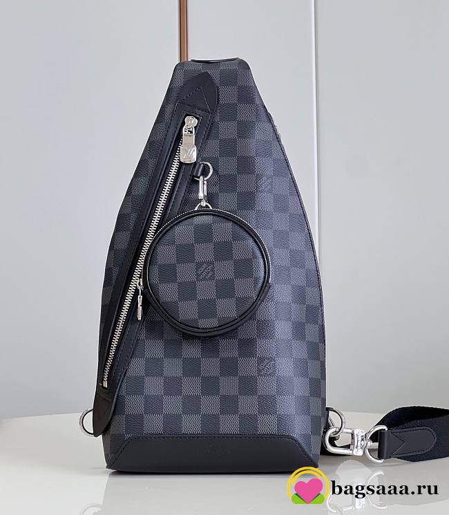 Bagsaaa Louis Vuitton Duo Crossbody Damier Bag - 20 x 42 x 6 cm - 1