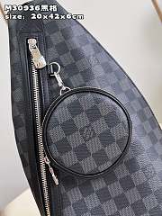 Bagsaaa Louis Vuitton Duo Crossbody Damier Bag - 20 x 42 x 6 cm - 5