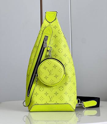 	 Bagsaaa Louis Vuitton Duo Crossbody Monogram Yellow Bag - 20 x 42 x 6 cm
