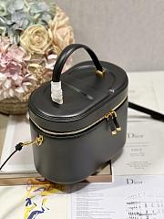 	 Bagsaaa Dior CD Signature Vanity Case Black Leather - 24*14*18cm - 2