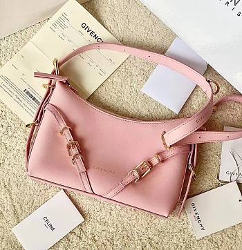 	 Bagsaaa Givenchy Pink Voyou Shoulder Bag - 24*18*3.5cm