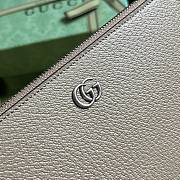 Bagsaaa Gucci GG Marmont Pouch Taupe Leather - 30.5x 21x 1.5cm - 3