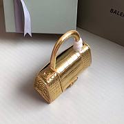 	 Bagsaaa Balenciaga Hourglass metallic tote in gold - 23cmx10x14cm - 4