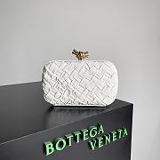 	 Bagsaa Bottega Veneta Knot White - 20x12x5.5cm - 1