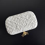 	 Bagsaa Bottega Veneta Knot White - 20x12x5.5cm - 2