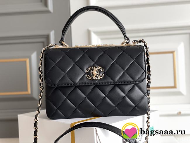 Bagsaaa Chanel Trendy CC Black Bag - 25cm - 1