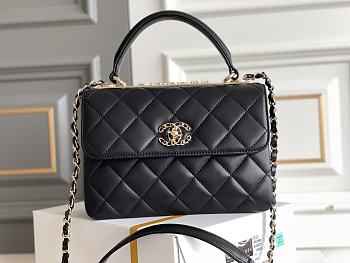 Bagsaaa Chanel Trendy CC Black Bag - 25cm