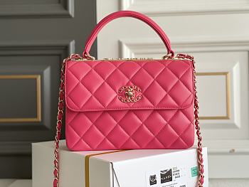 	 Bagsaaa Chanel Trendy CC Hot Pink Bag - 25cm