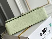 Bagsaaa Chanel Classic Flap Small Bag in Light Green - 23cm - 2