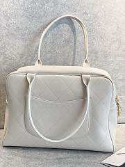 Bagsaaa Chanel Maxi bowling white bag - 30*45*15cm - 5
