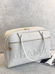 Bagsaaa Chanel Maxi bowling white bag - 30*45*15cm - 4
