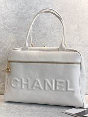 Bagsaaa Chanel Maxi bowling white bag - 30*45*15cm - 1