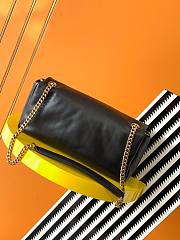 Bagsaaa YSL Calypso leather shoulder black bag - 26×14×7cm - 6