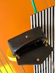 Bagsaaa YSL Calypso leather shoulder black bag - 26×14×7cm - 3