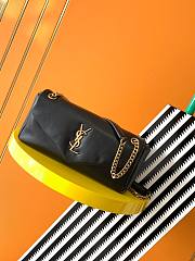 Bagsaaa YSL Calypso leather shoulder black bag - 26×14×7cm - 1