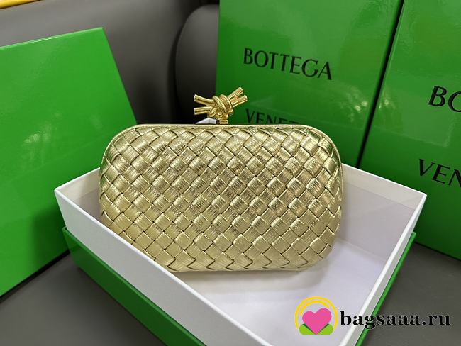 Bagsaa Bottega Veneta Knot Light Gold - 20x12x5.5cm - 1
