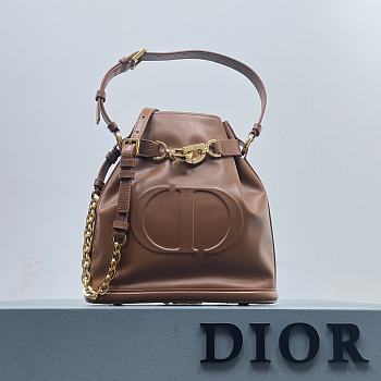 	 Bagsaaa Dior C'est Medium Brown Bag - 24 x 10 x 24.5 cm