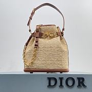 	 Bagsaaa Dior C'est Medium Cannage Raffia - 24 x 10 x 24.5 cm - 4