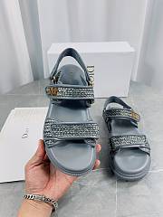 	 Bagsaaa Dior act sandal Braided Raffia - 4