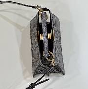Bagsaaa Peekaboo ISeeU Petite Natural python leather bag -  21*11*16cm - 2