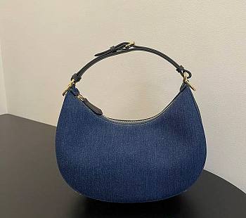 Fendi Praphy Bag 29cm Denim Blue