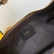 Bagsaaa Fendi Medium Graphy In Suede Brown - 10×29×24.5cm - 2