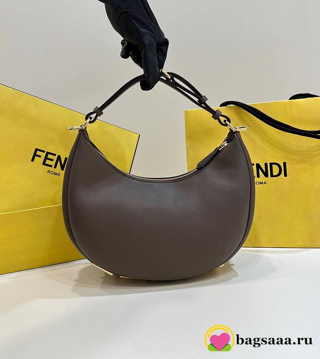 Bagsaaa Fendi Small Graphy In Brown - 10×29×24.5cm - 1