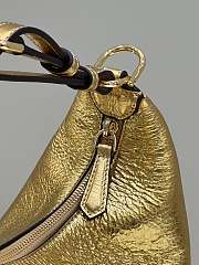 	 Bagsaaa Fendi Medium Graphy In Gold Leather Bag - 36-30-11CM - 4