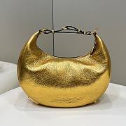 	 Bagsaaa Fendi Medium Graphy In Gold Leather Bag - 36-30-11CM - 1