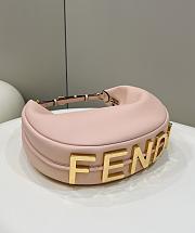 	 Bagsaaa Fendi Medium Graphy In Pink Leather Bag - 36-30-11CM - 6