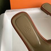 	 Bagsaaa Hermes Oran Box calfskin Brown - 3