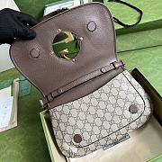 Bagsaaa Gucci Blondie Shoulder Bag Canvas Leather 28x16x4cm - 2