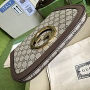 Bagsaaa Gucci Blondie Shoulder Bag Canvas Leather 28x16x4cm - 4