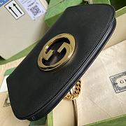 	 Bagsaaa Gucci Blondie Shoulder Bag Black Leather 28x16x4cm - 6