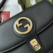 Bagsaaa Gucci Blondie Top Handle Black Bag - 23x15x11cm - 4