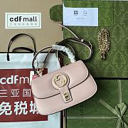	 Bagsaaa Gucci Blondie Top Handle Pink Bag - 23x15x11cm - 1