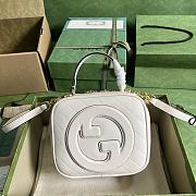 Bagsaaa Gucci Blondie Top Handle Leather Bag - 17x15x9cm - 2