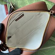Bagsaaa Gucci Blondie Small Shoulder Brown Leather Bag - 21*15.5*5cm - 6