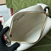 	 Bagsaaa Gucci Blondie Small Shoulder White Leather Bag - 21*15.5*5cm - 5