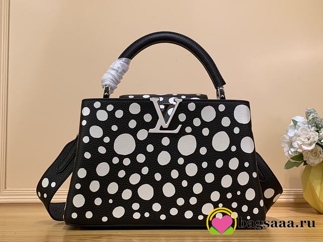 	 Bagsaaa Louis Vuitton Capucines PM YK Black/White - 31cm - 1