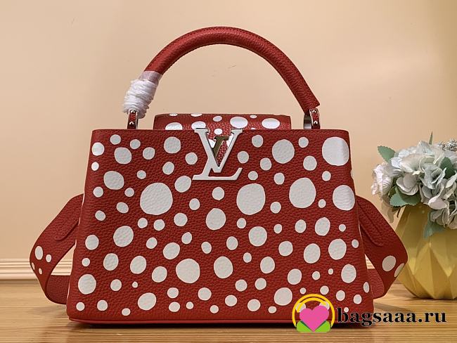 	 Bagsaaa Louis Vuitton Capucines PM YK Red - 31cm - 1
